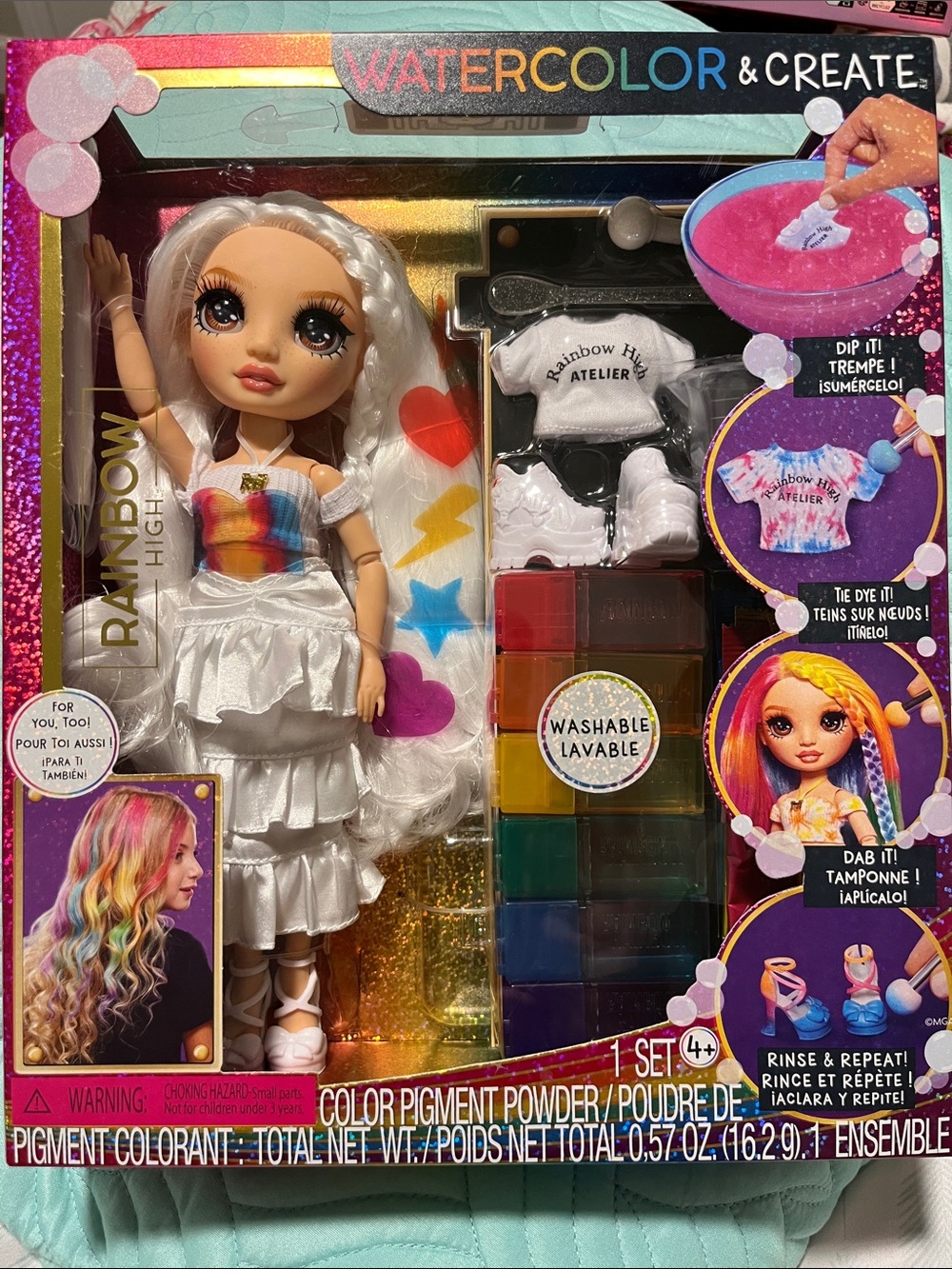 Rainbow High Doll Watercolor & Create by Bella Parker & MGA Entertainment